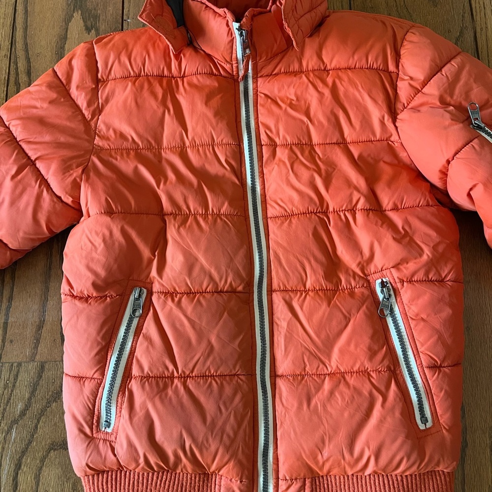 H&M Kids Orange Hooded Jacket
